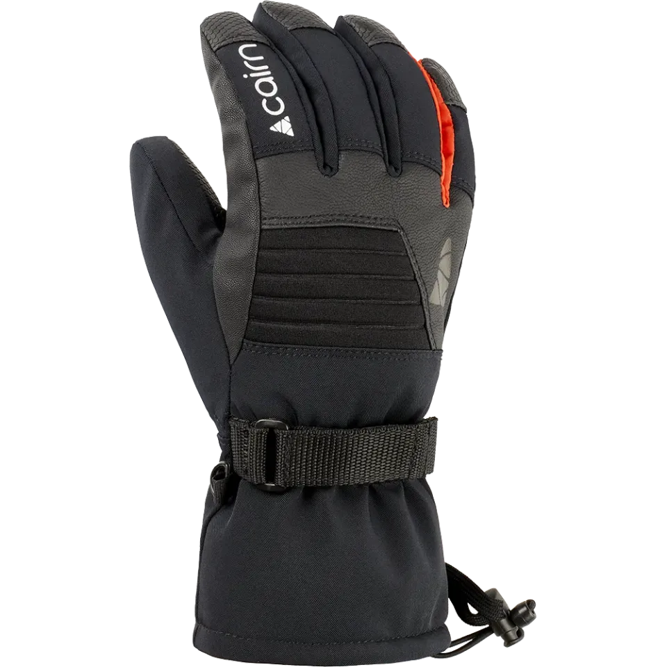 Cairn Sport Olympus Pure J Black Scarlet skidhandskar junior