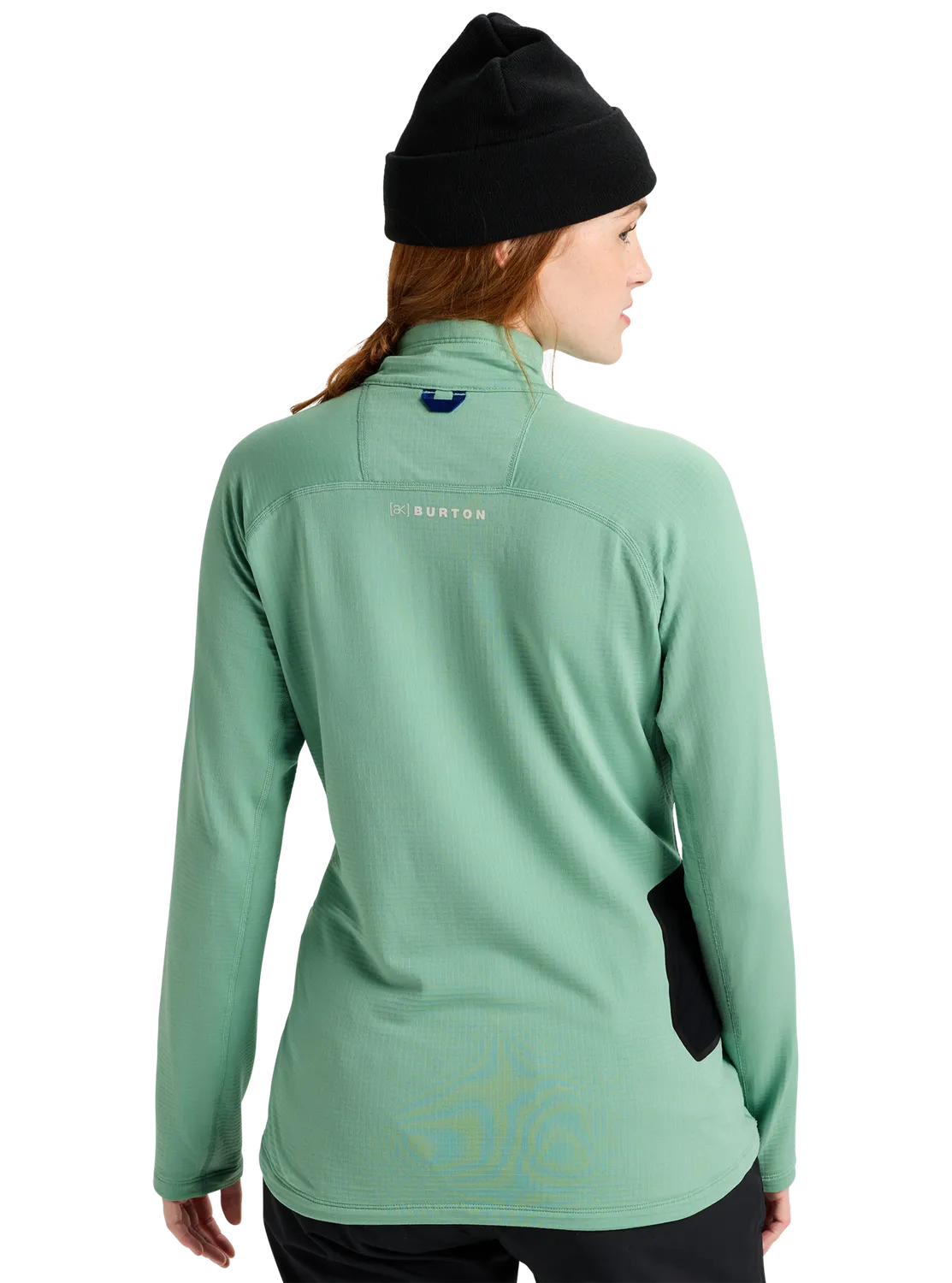 Burton [ak] Helium Grid fleece dam Blue Teal andas