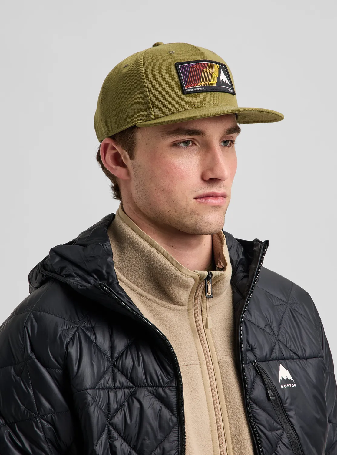 Burton Elmore keps Spiced Chai flat brim