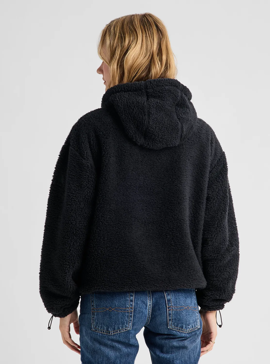 Burton Lemma fleecetröja pullover True Black mjuk