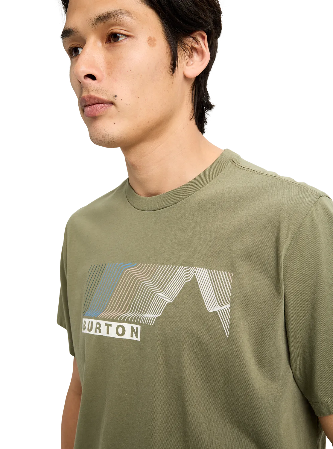 Burton Elmore t-shirt forest moss ekologisk bomull