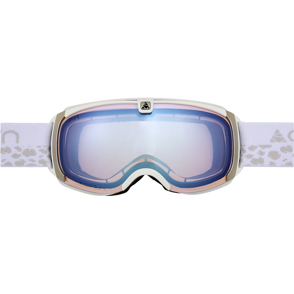 Cairn Pearl NXT 1.3 skidglasögon white blue leopard fotokromatiska