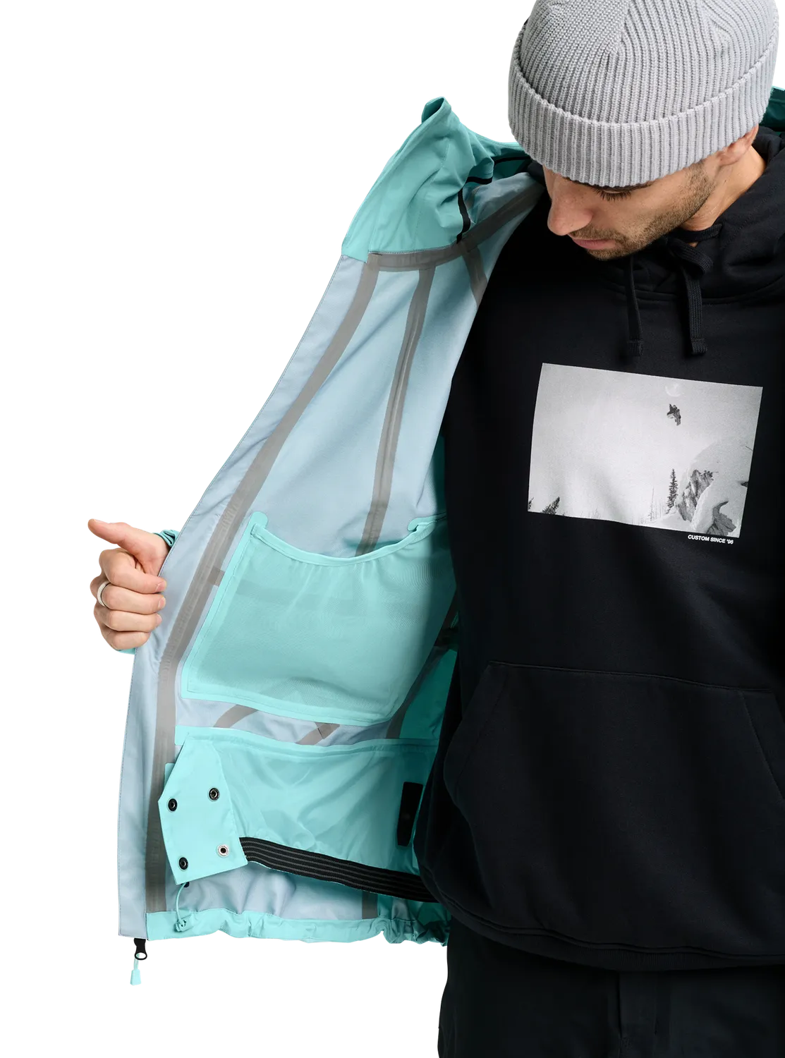 Burton Reserve 3L skaljacka Light Teal vattentät 20k