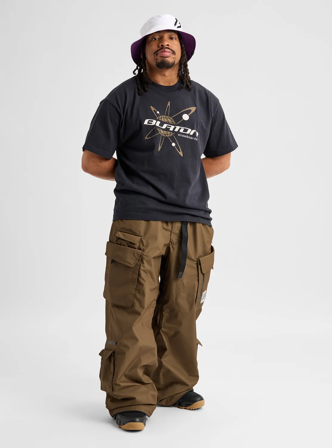 Burton 2L Baggy Cargo snowboardbyxor herr True Black 20K