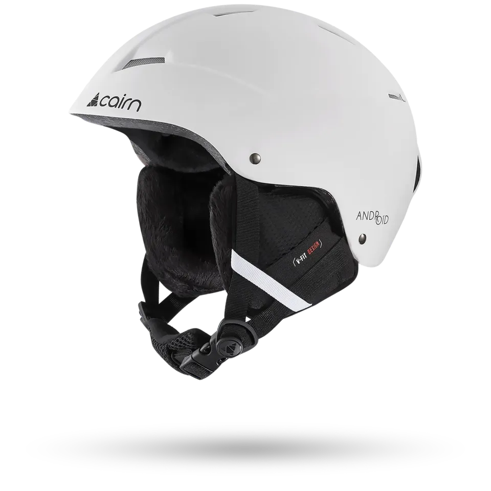 Cairn Android Mat White skidhjälm 57/58 ABS