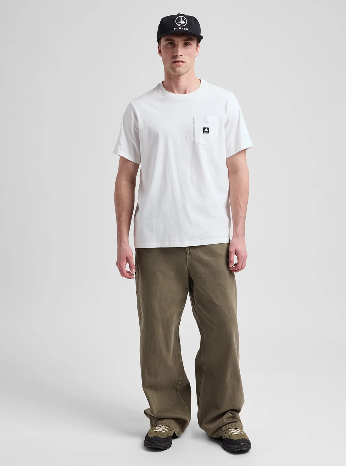 Burton Colfax t-shirt Stout White mjuk bomull