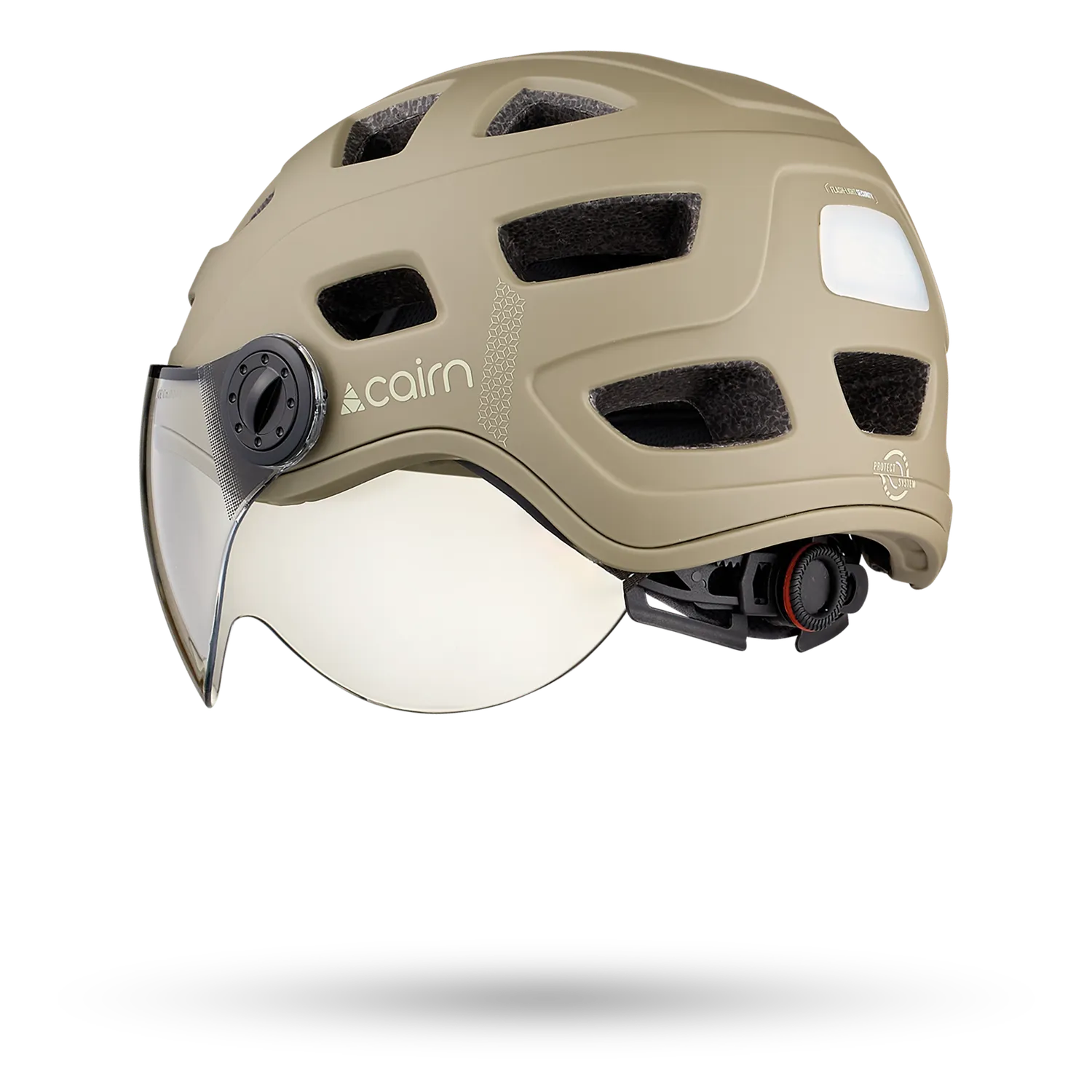 Cairn Sport Quartz Visor cykelhjälm khaki