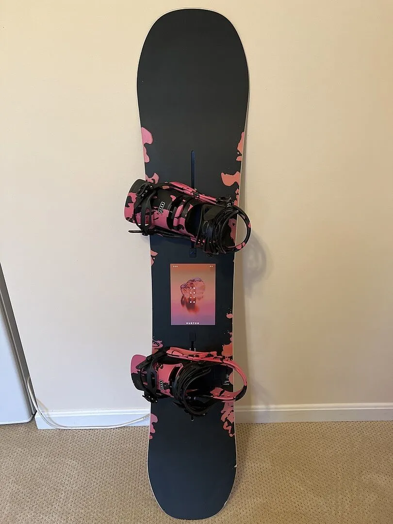 Burton Lexa snowboardbindning Pink Outline M medium