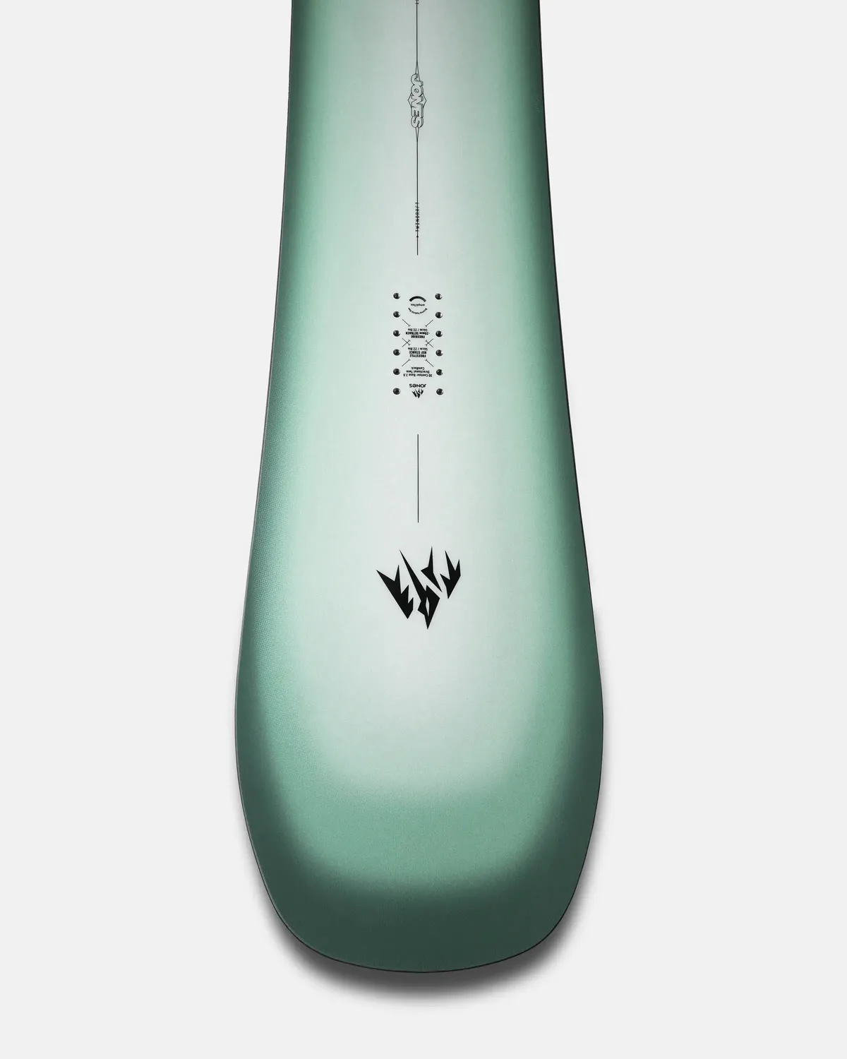Jones Twincraft snowboard 154 bred twin puder