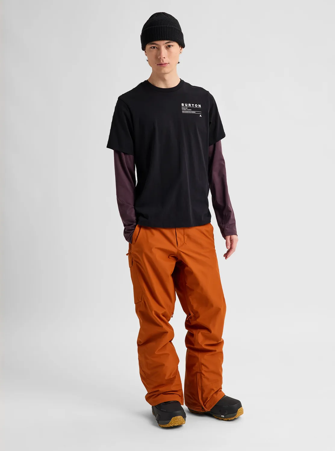 Burton Moretown t-shirt kort ärm svart lätt bomull