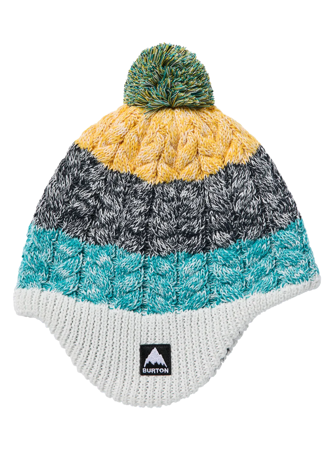 Burton Fleece-Lined Earflap mössa True Black fleecefodrad