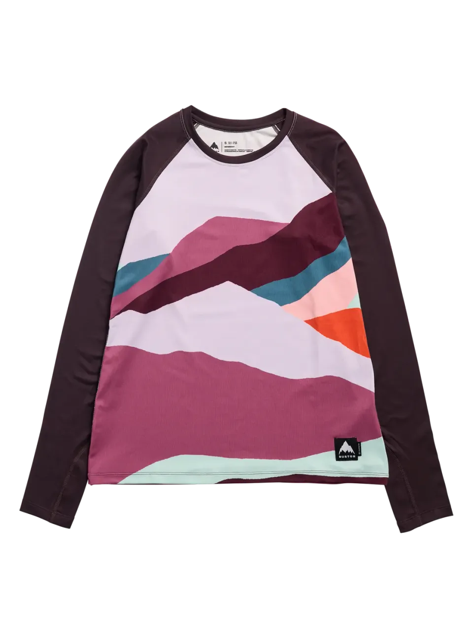 Burton Roadie baslager t-shirt dam Shockwave Floral luktfri