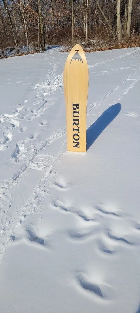 Burton Throwback snowboard 130 pulka snowsurf