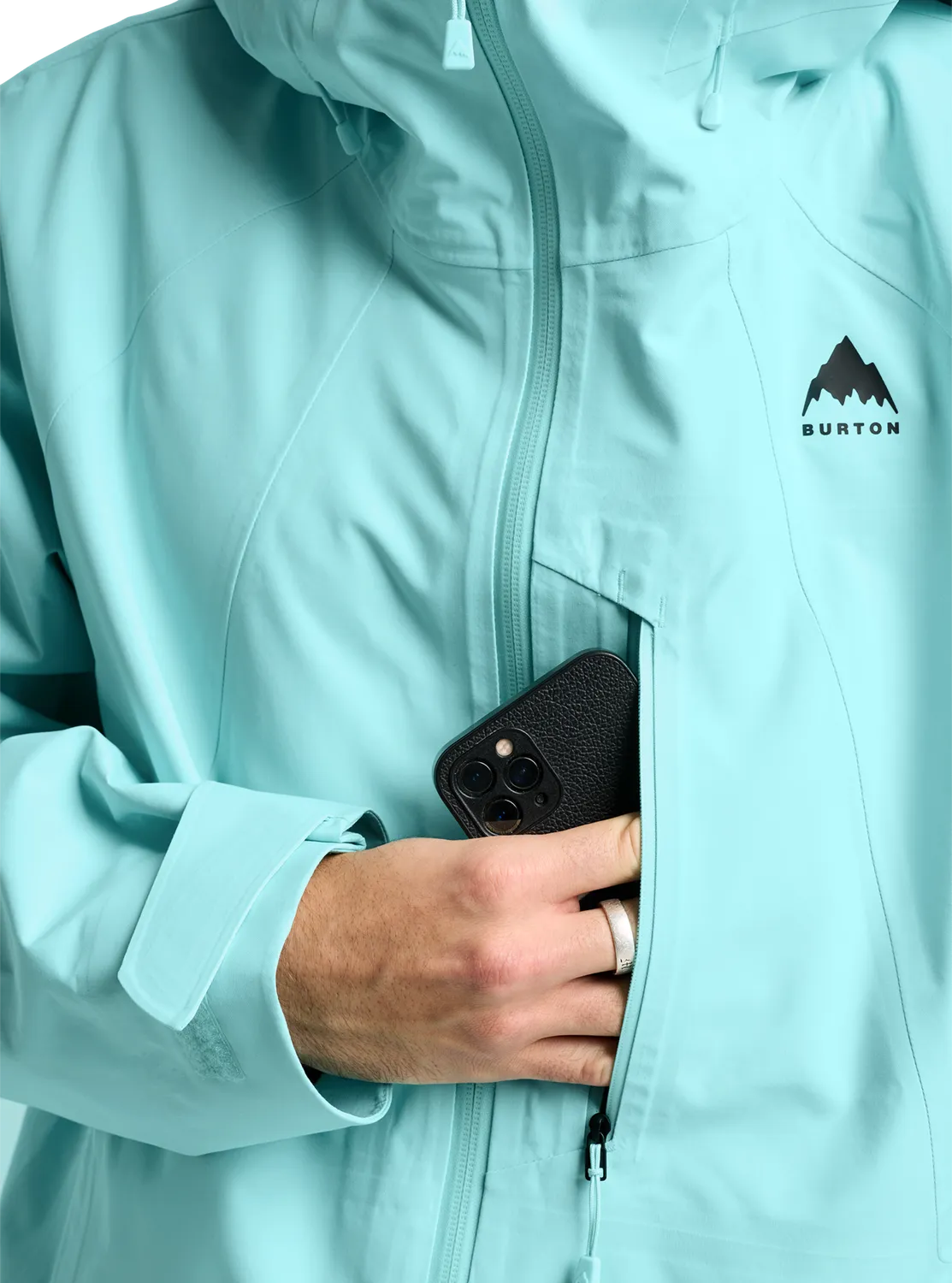 Burton Reserve 3L skaljacka Light Teal vattentät 20k