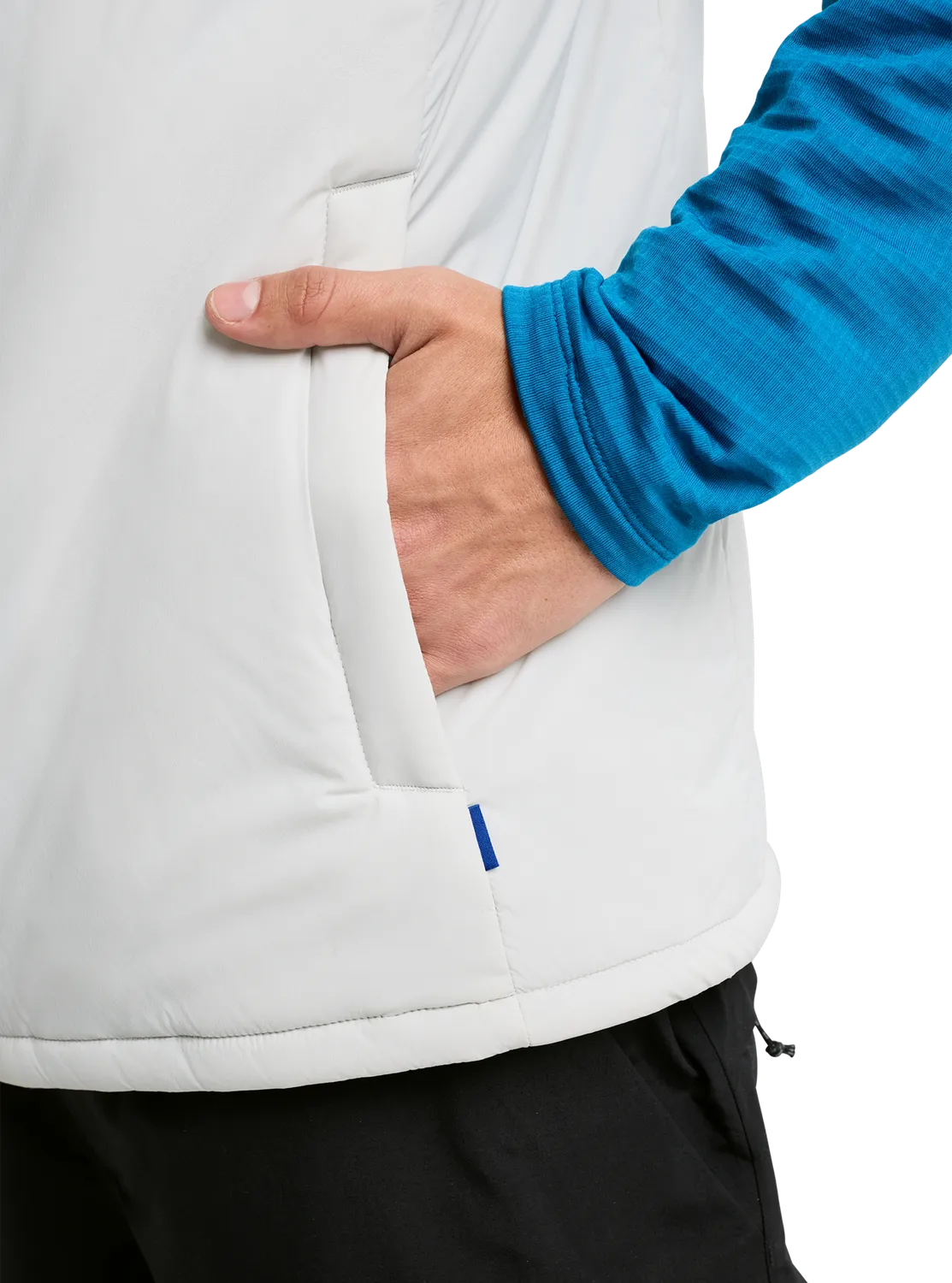 Burton [ak] Helium Stretch väst gray cloud lätt