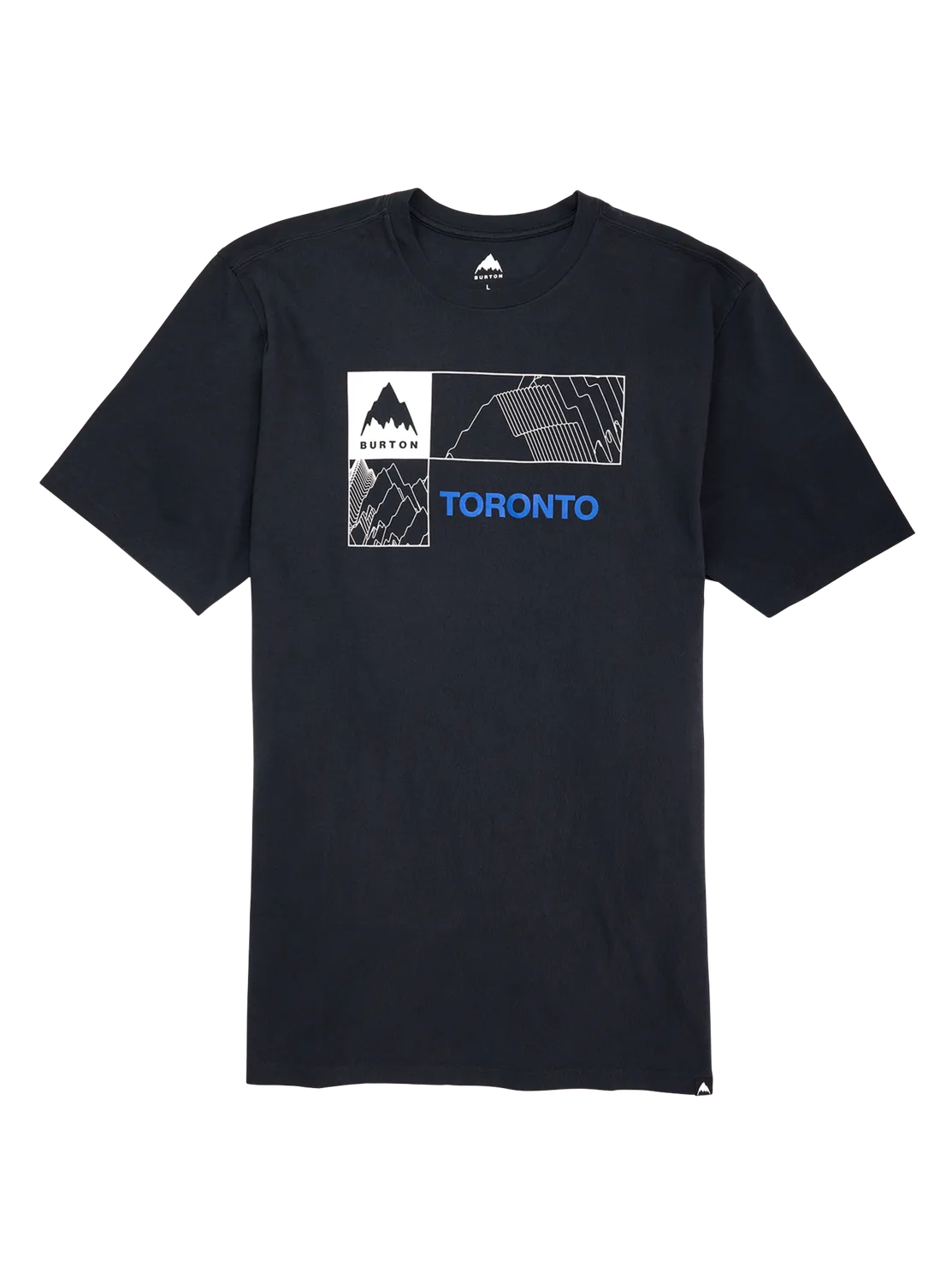 Burton Local t-shirt svart kort ärm mjuk bomull