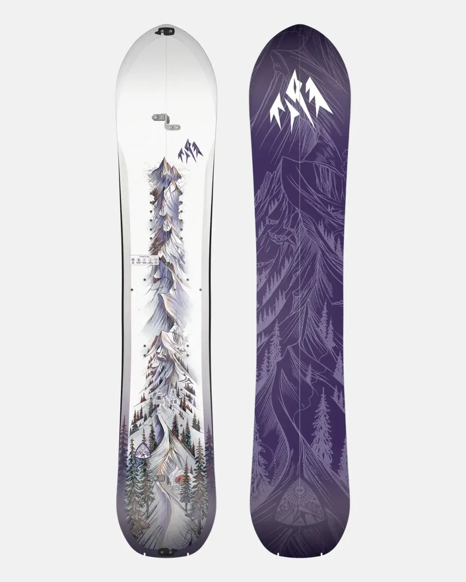 Jones Dream Weaver 2.0 splitboard dam 148 puder