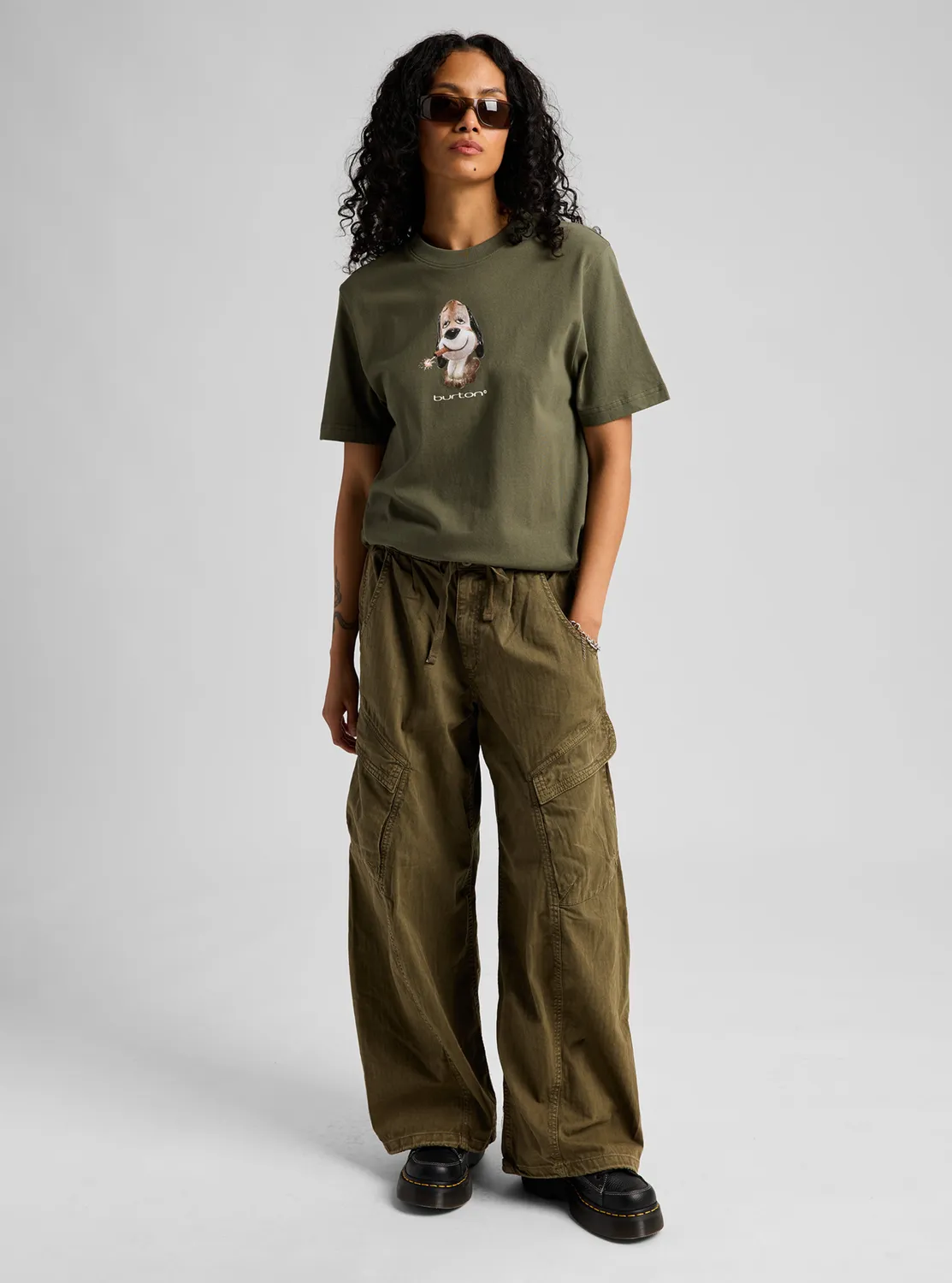 Burton Short Fuse T-shirt Khaki Green kortärmad
