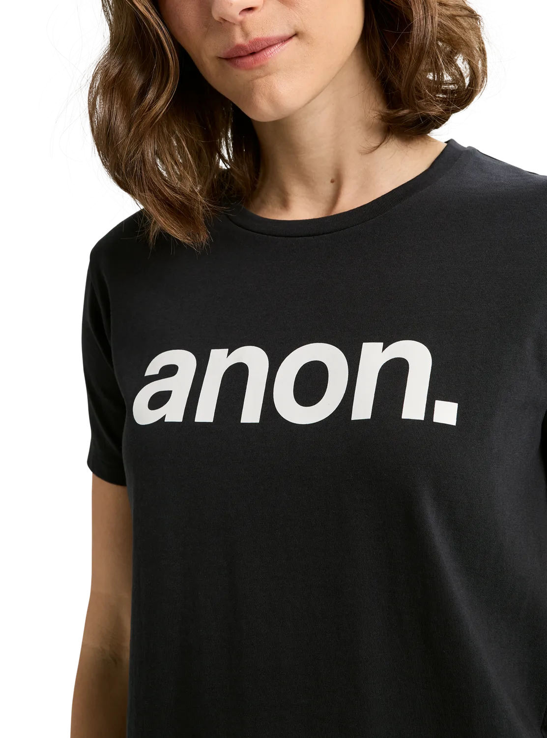 Burton Anon t-shirt dam true black ekologisk bomull