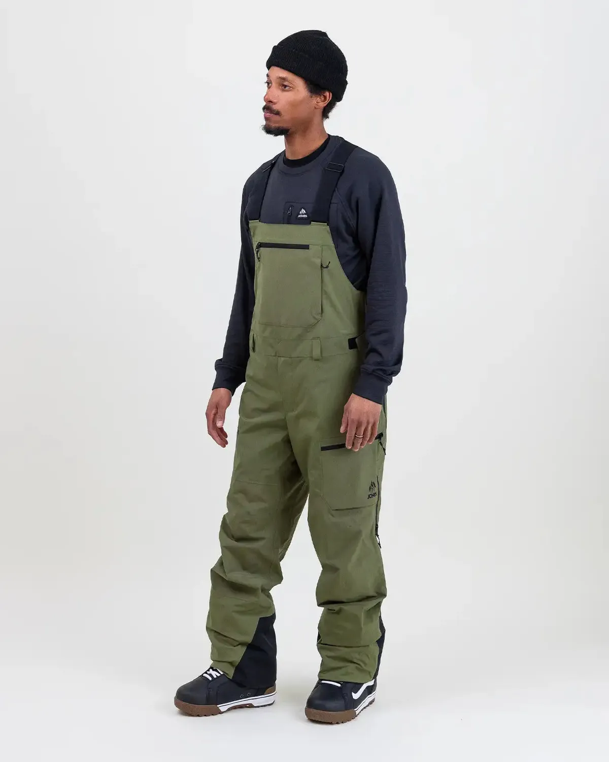 Jones MTN Surf Recycled hängselbyxor herr Moss Green