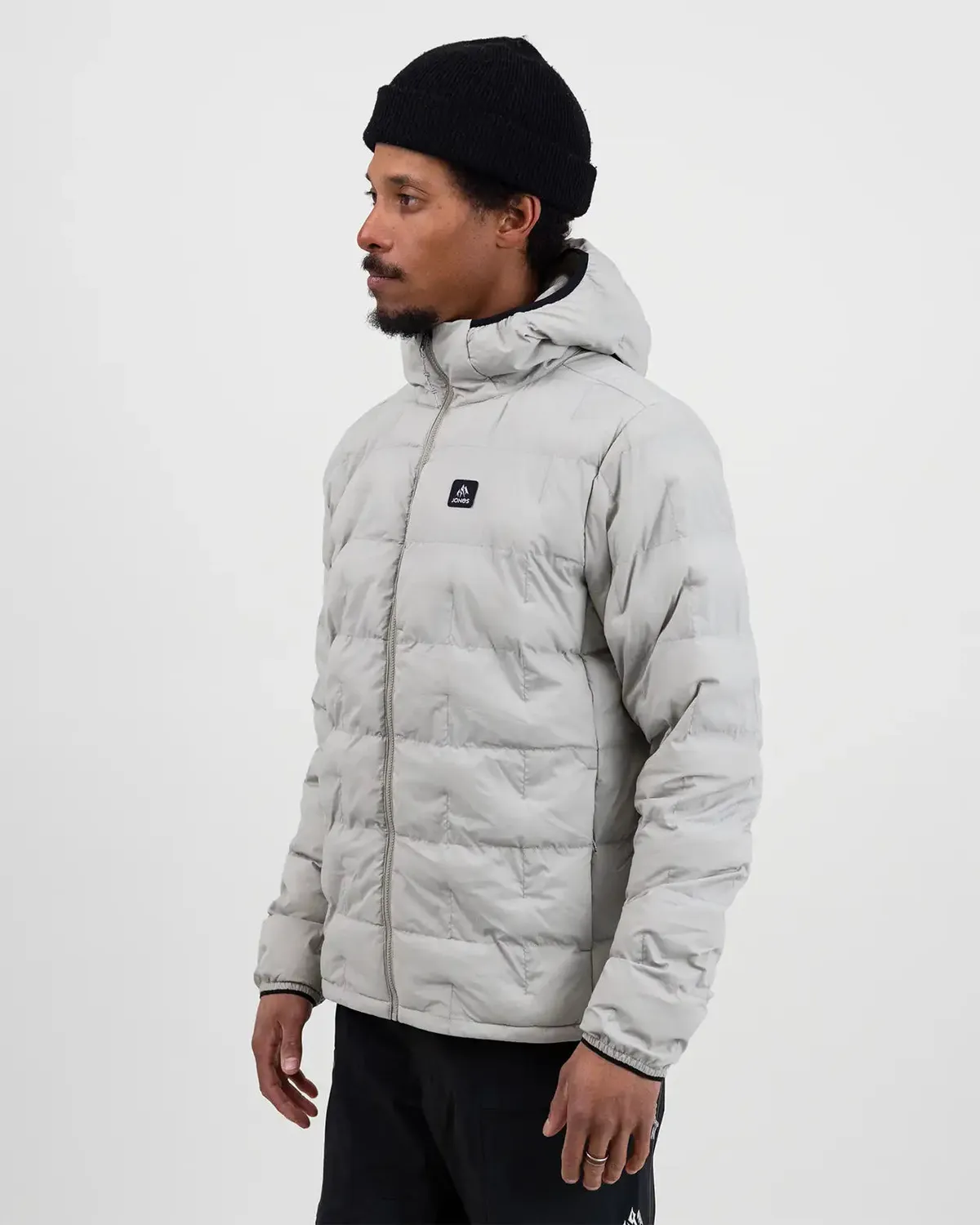 Jones Dark Start Recycled Hoodie 2026 Herr Stealth Black syntet