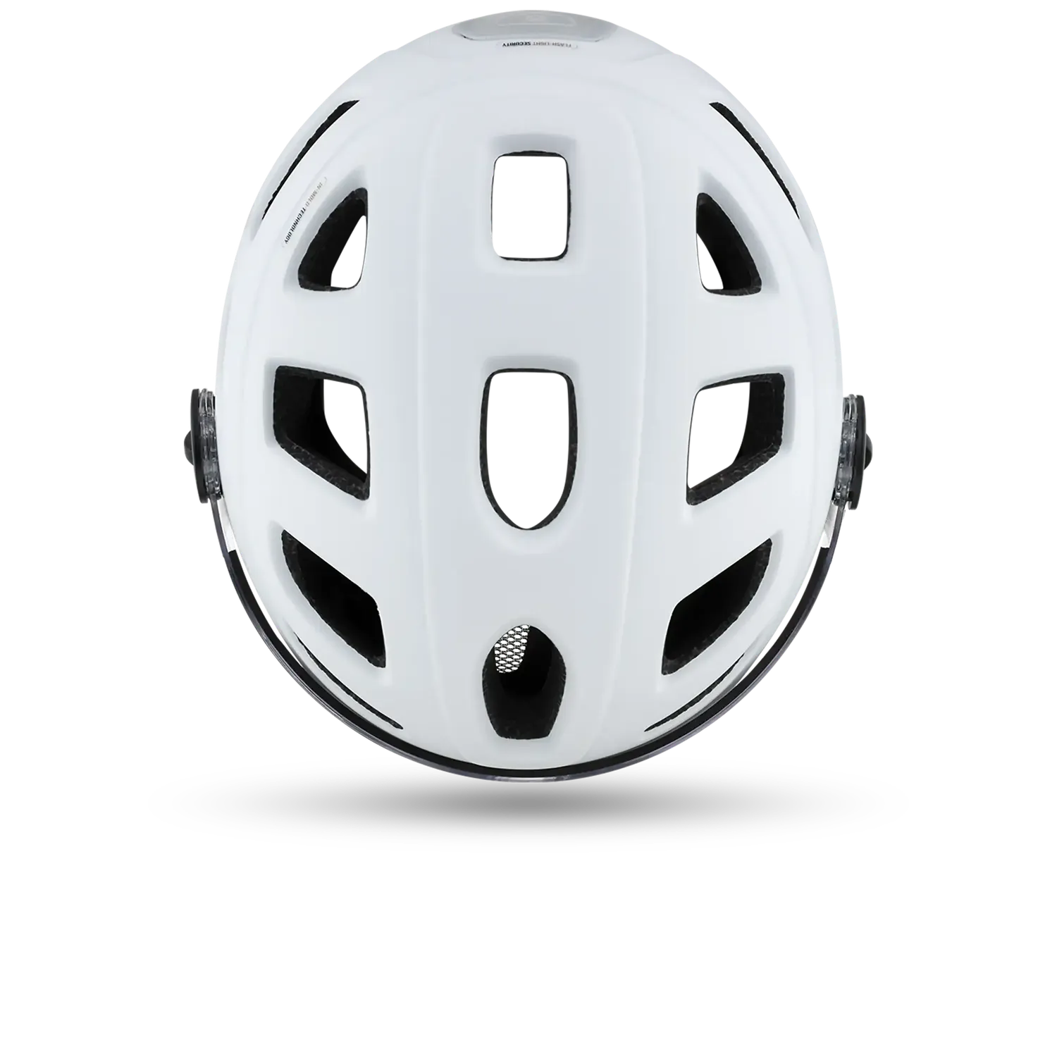 Cairn Quartz Visor cykelhjälm white visir LED
