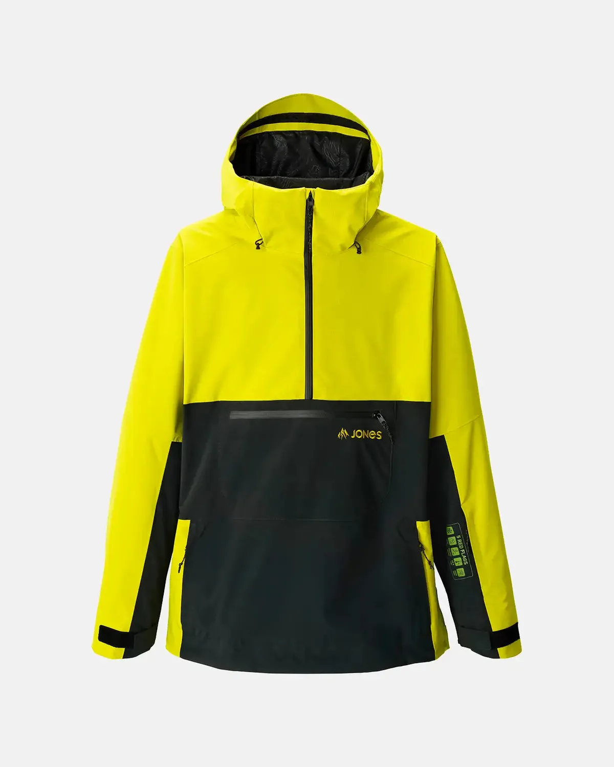 Jones MTN Surf Recycled Anorak 2026 anorak herr Lime Green 20K