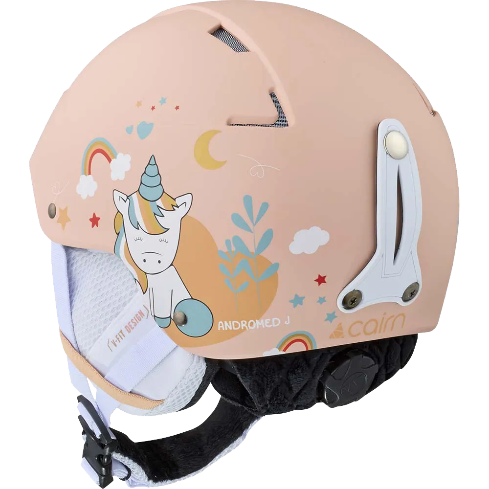 Cairn Sport Android Graphic J skidhjälm powder pink