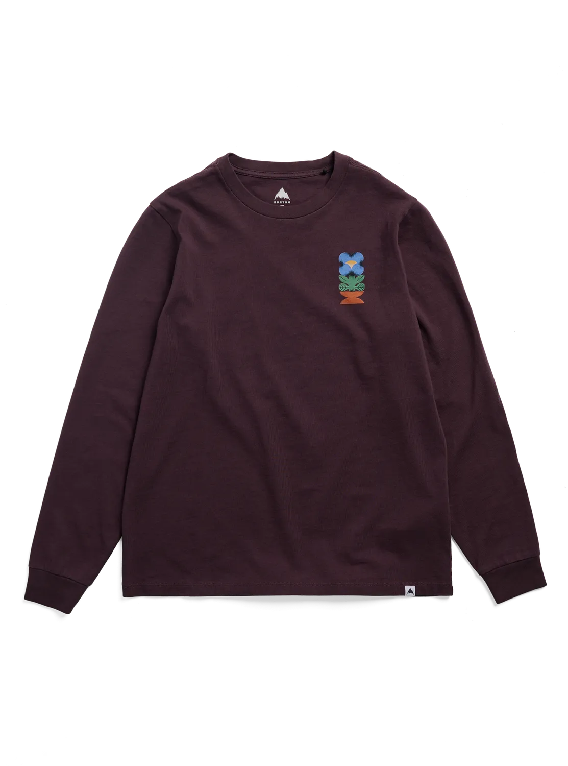Burton Yeasayer 27 långärmad t-shirt Chinchilla Gray bomull