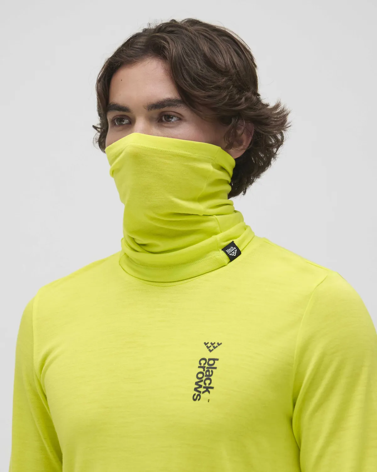 Black Crows Merino Wool Necktube halstub svart unisize