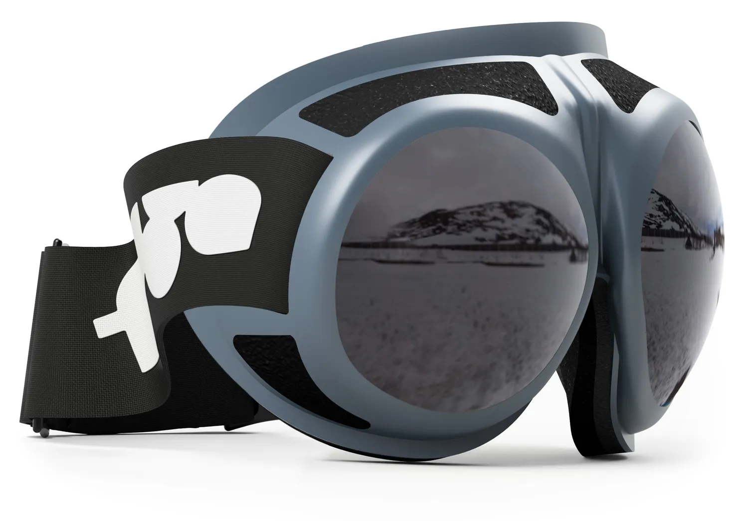 Rovfluga Goggles skidglasögon grå lins allround