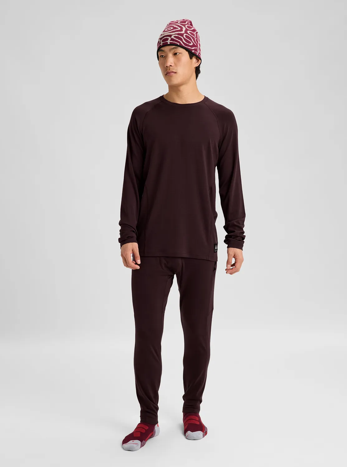 Burton Merino Blend Midweight underställströja Mineral Blue