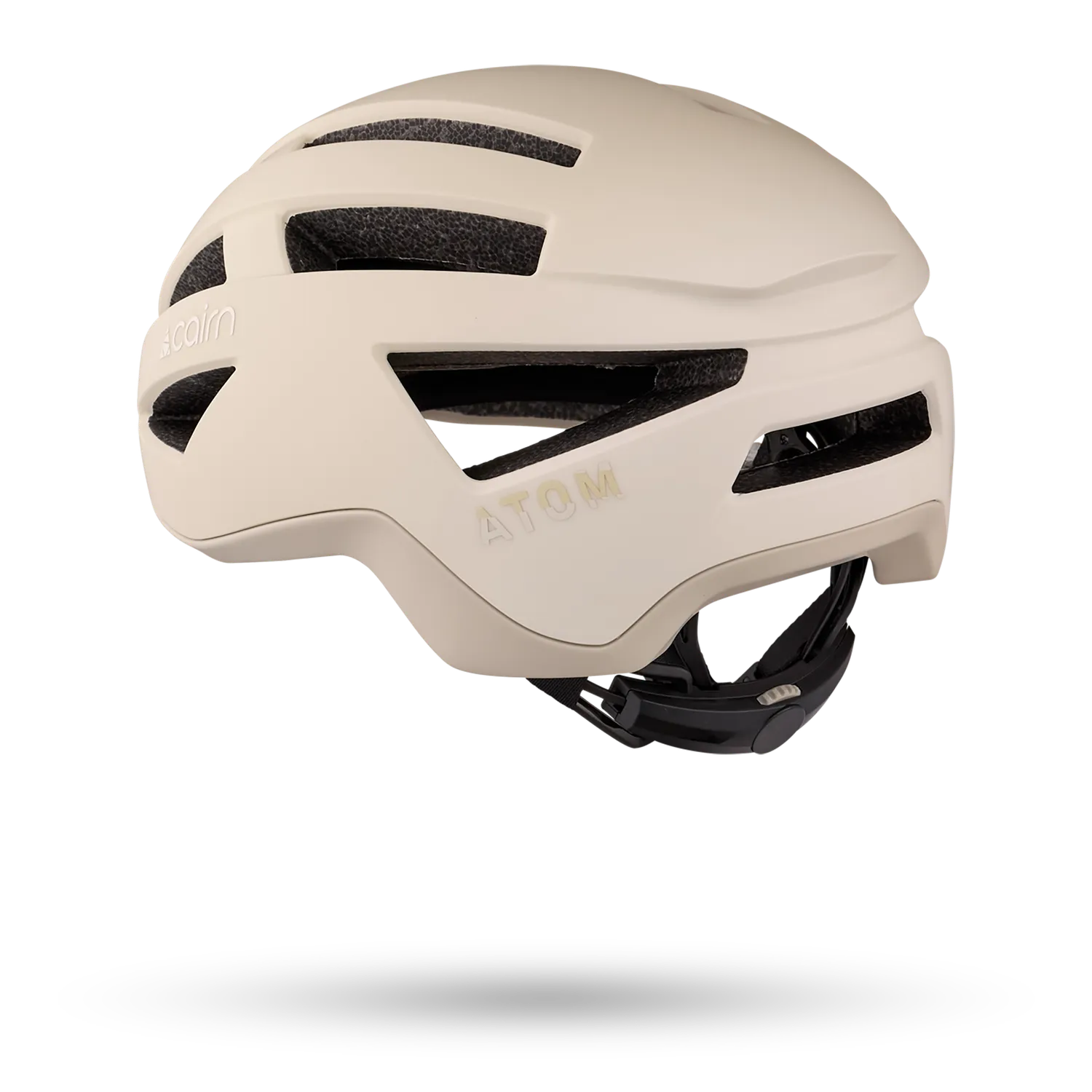 Cairn Atom cykelhjälm mat argile white magnetspänne