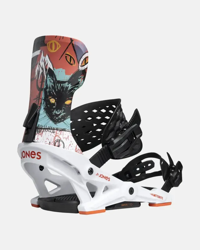 Jones Meteorite 2026 snowboardbindning Rallycat White allmountain