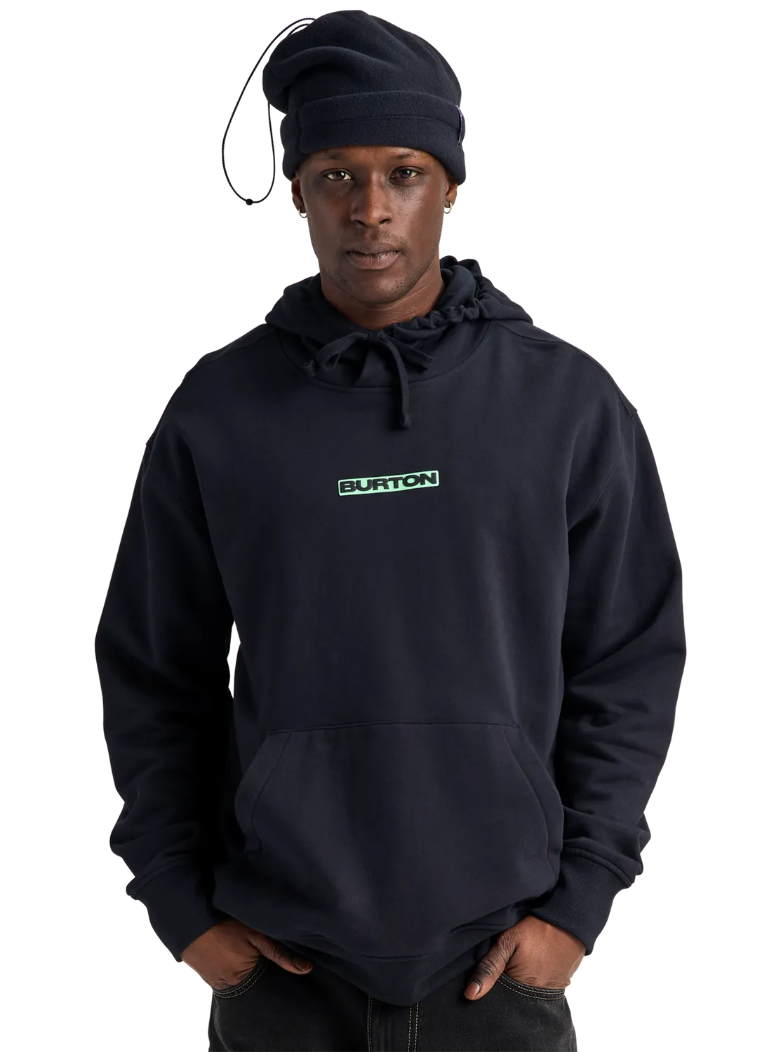 Burton From Burton to the World hoodie True Black ekologisk
