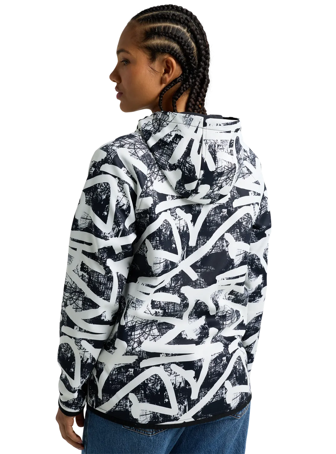 Burton Crown Weatherproof fleecehoodie dam Light Teal
