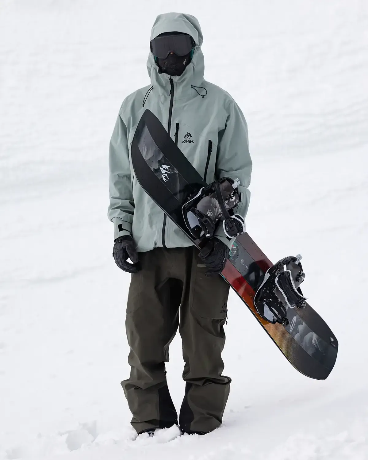 Jones Further 3L stretchjacka Glacier Gray 30K