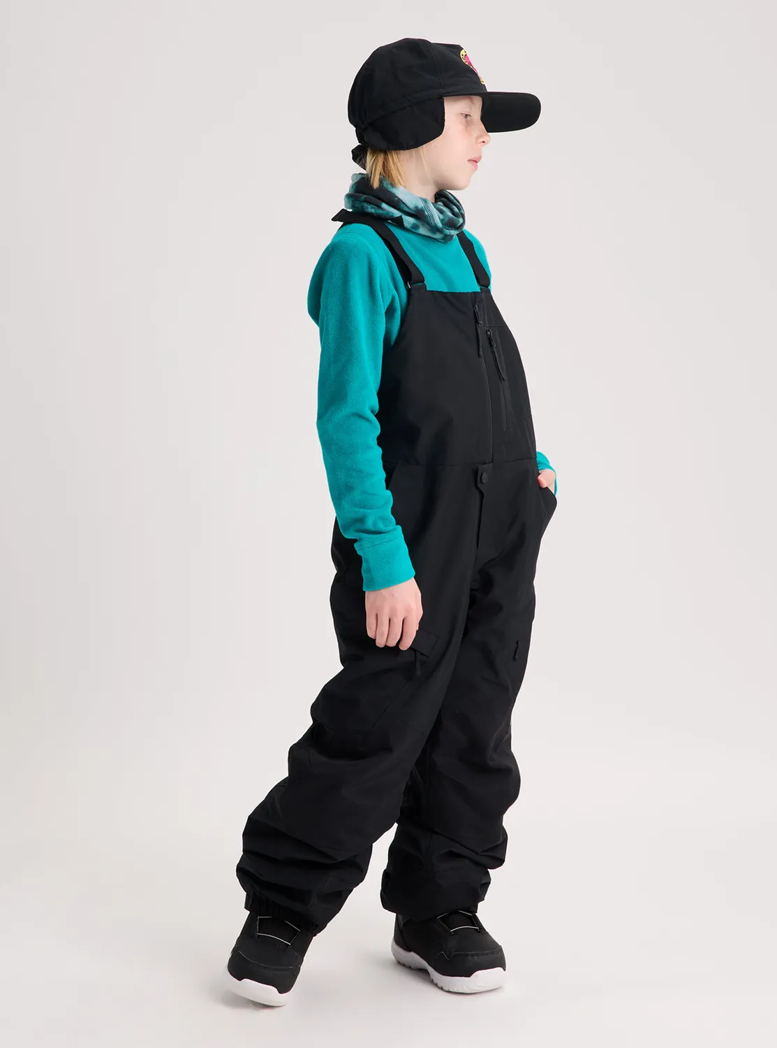 Burton Powline Gore-Tex skidbyxor barn True Black hängsel