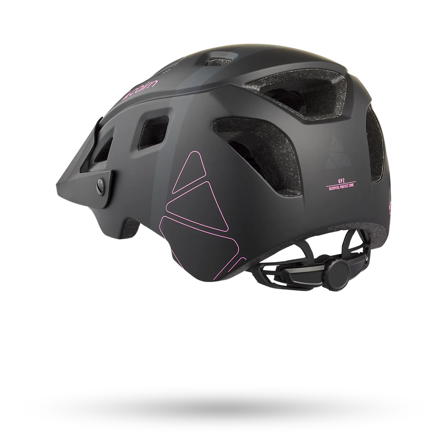 Cairn Lava Mat cykelhjälm black neon pink MTB