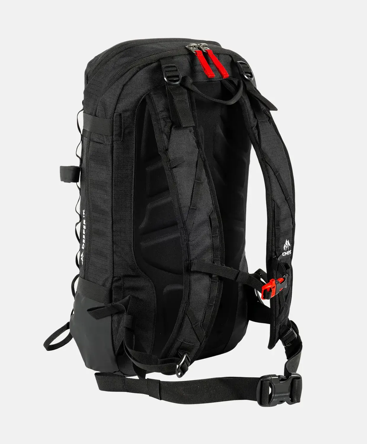 Jones Deeper 19L ryggsäck Stealth Black touring