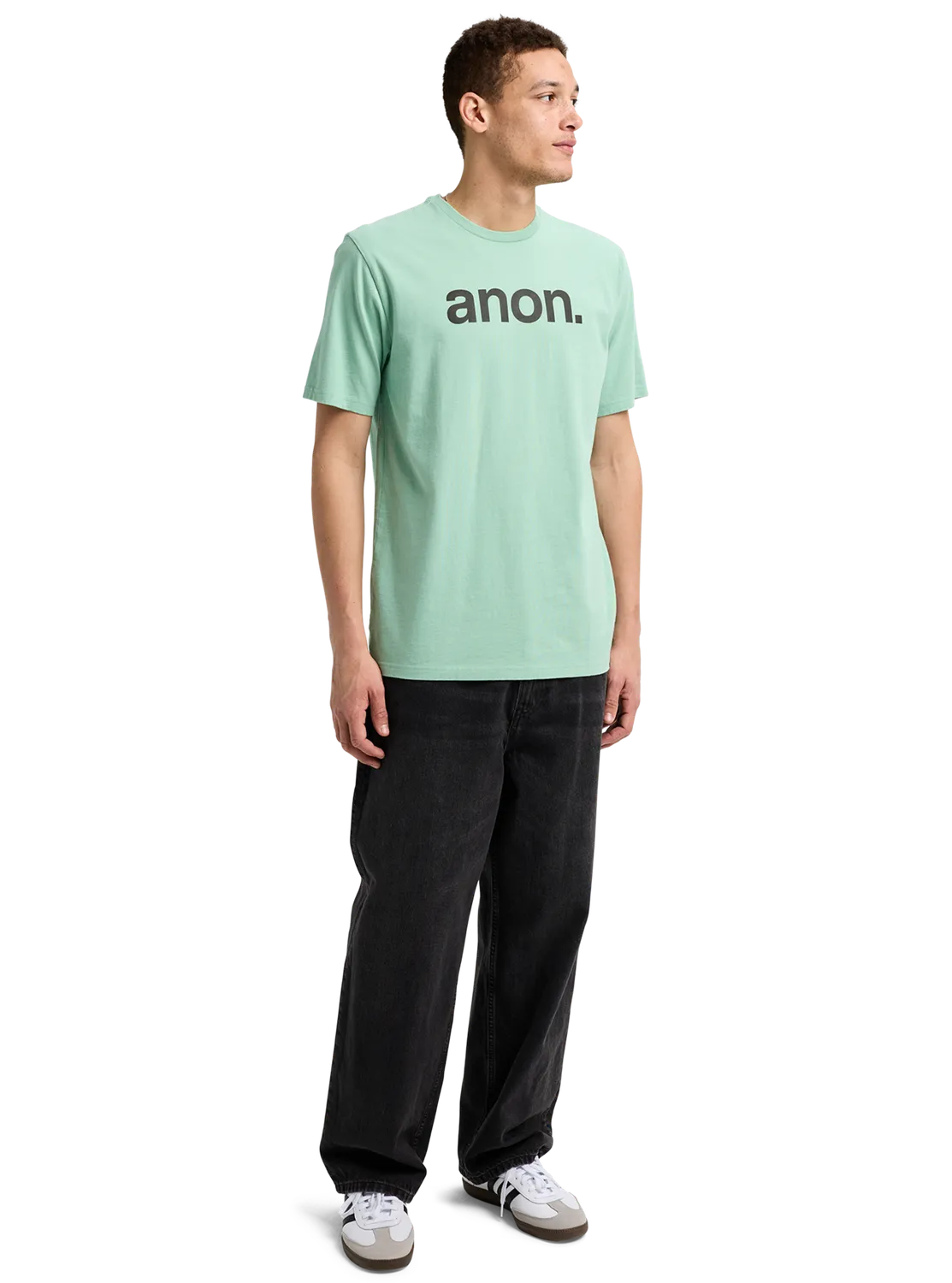 Burton Anon Short Sleeve T-shirt True Black ekologisk bomull