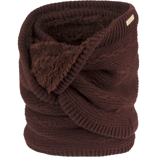 Cairn Chloe Snood halskrage chocolate lös passform