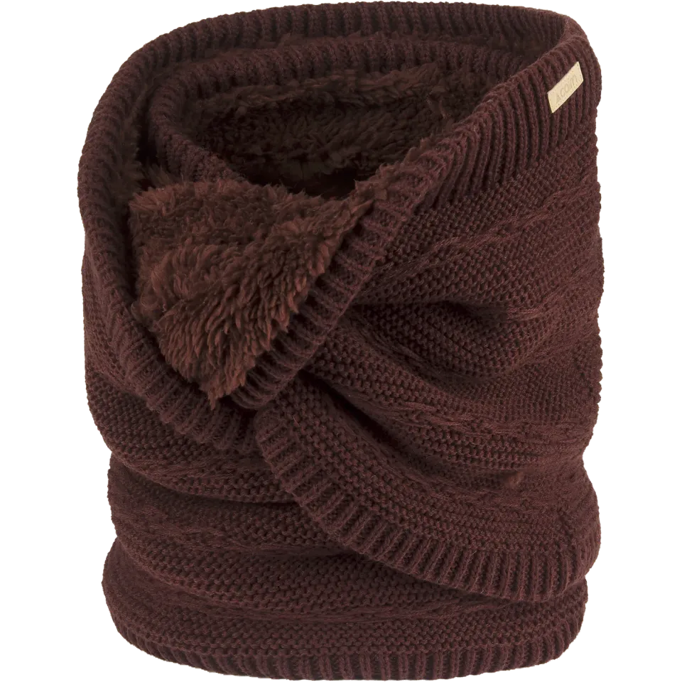 Cairn Chloe Snood halskrage chocolate lös passform