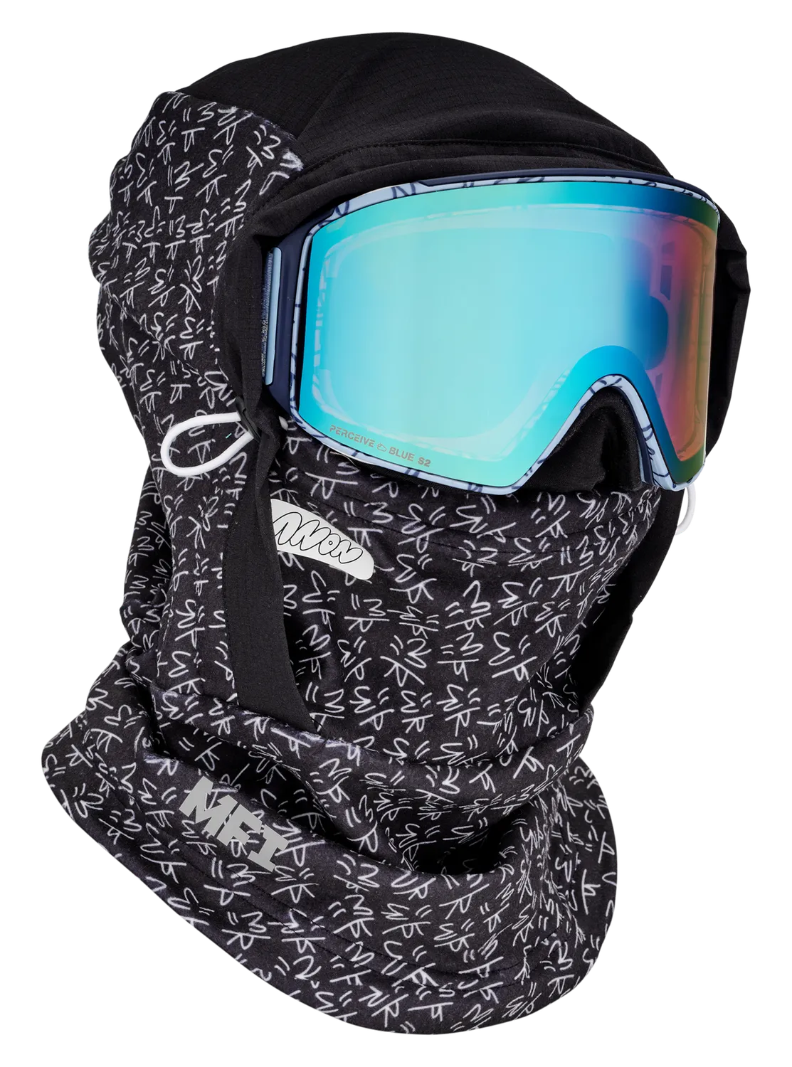 Anon MFI Fleece hjälmhuva Brunswick Green magnet