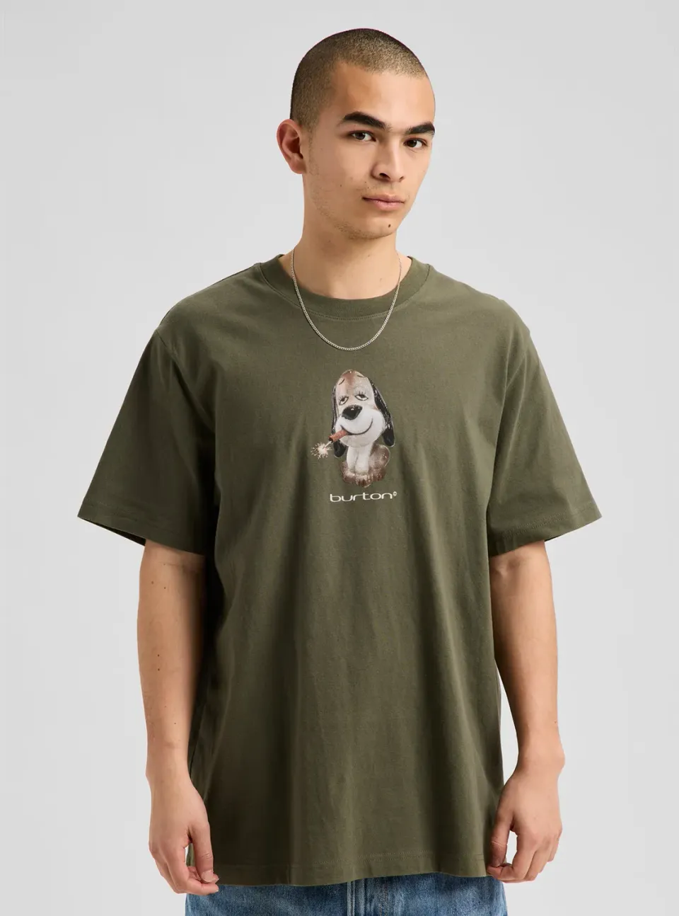 Burton Short Fuse T-shirt Khaki Green kortärmad