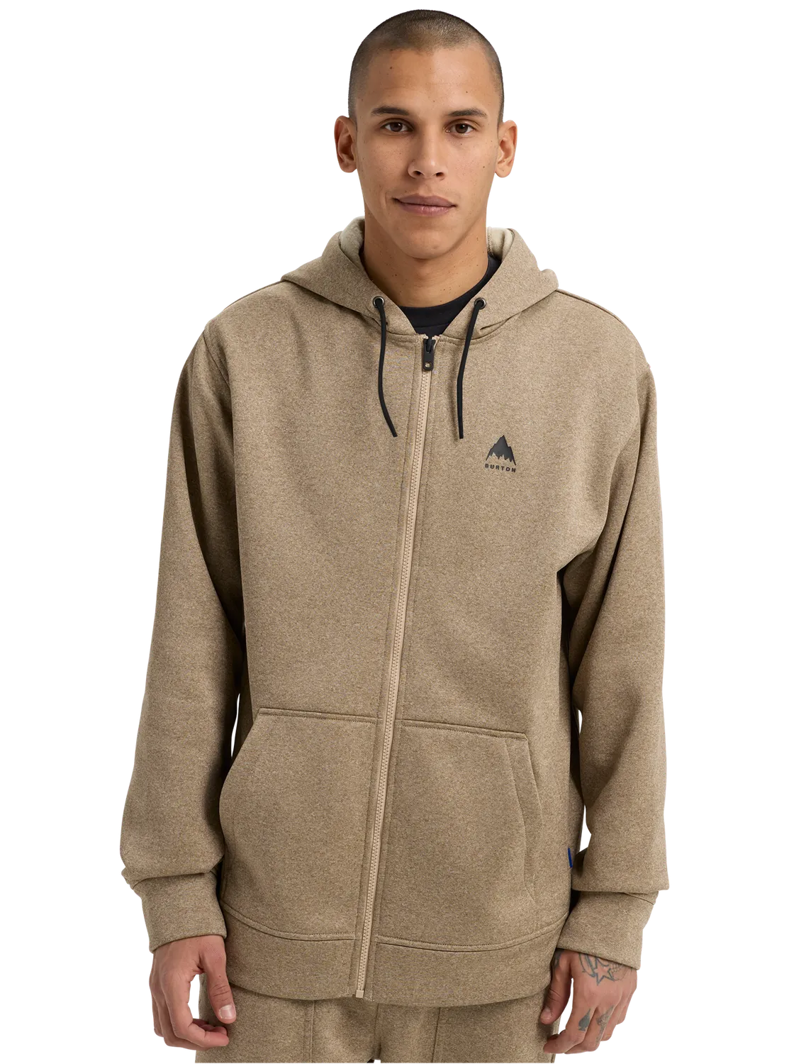 Burton Oak huvtröja herr Soft Sage full-zip varm