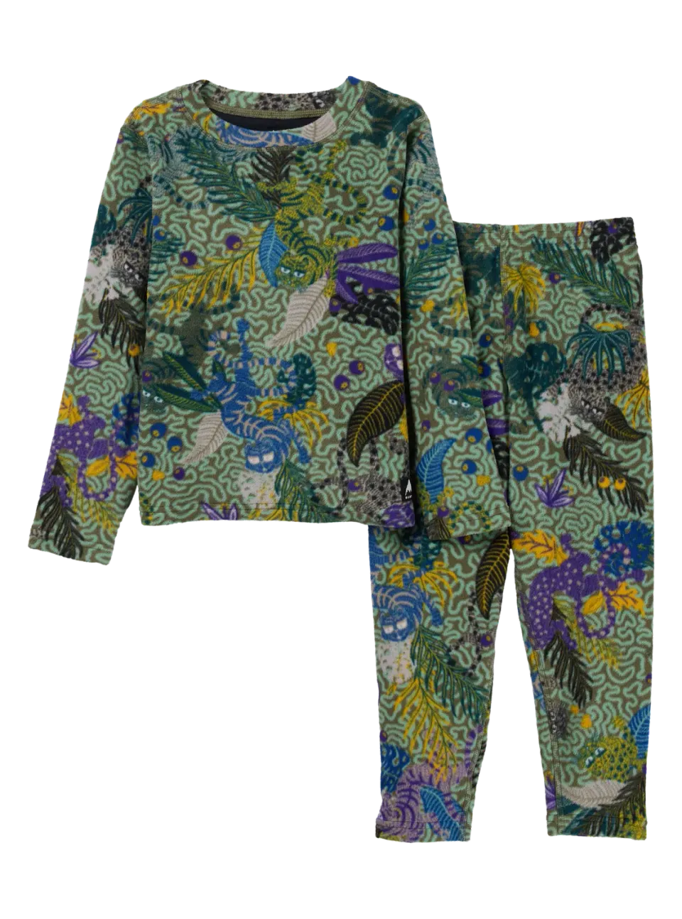 Burton Fleece Base Layer underställsset Jungle Cats fleece