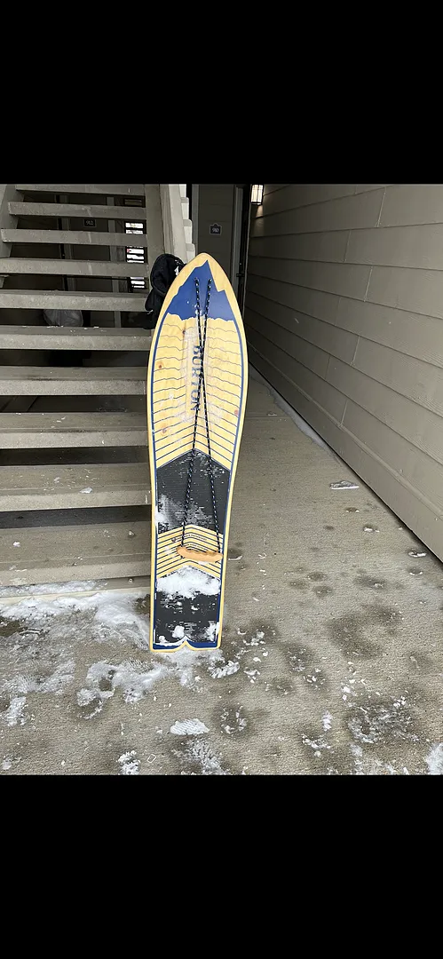 Burton Throwback snowboard 130 pulka snowsurf