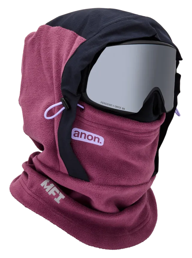 Anon MFI Fleece hjälmhuva Hyper Lilac magnet