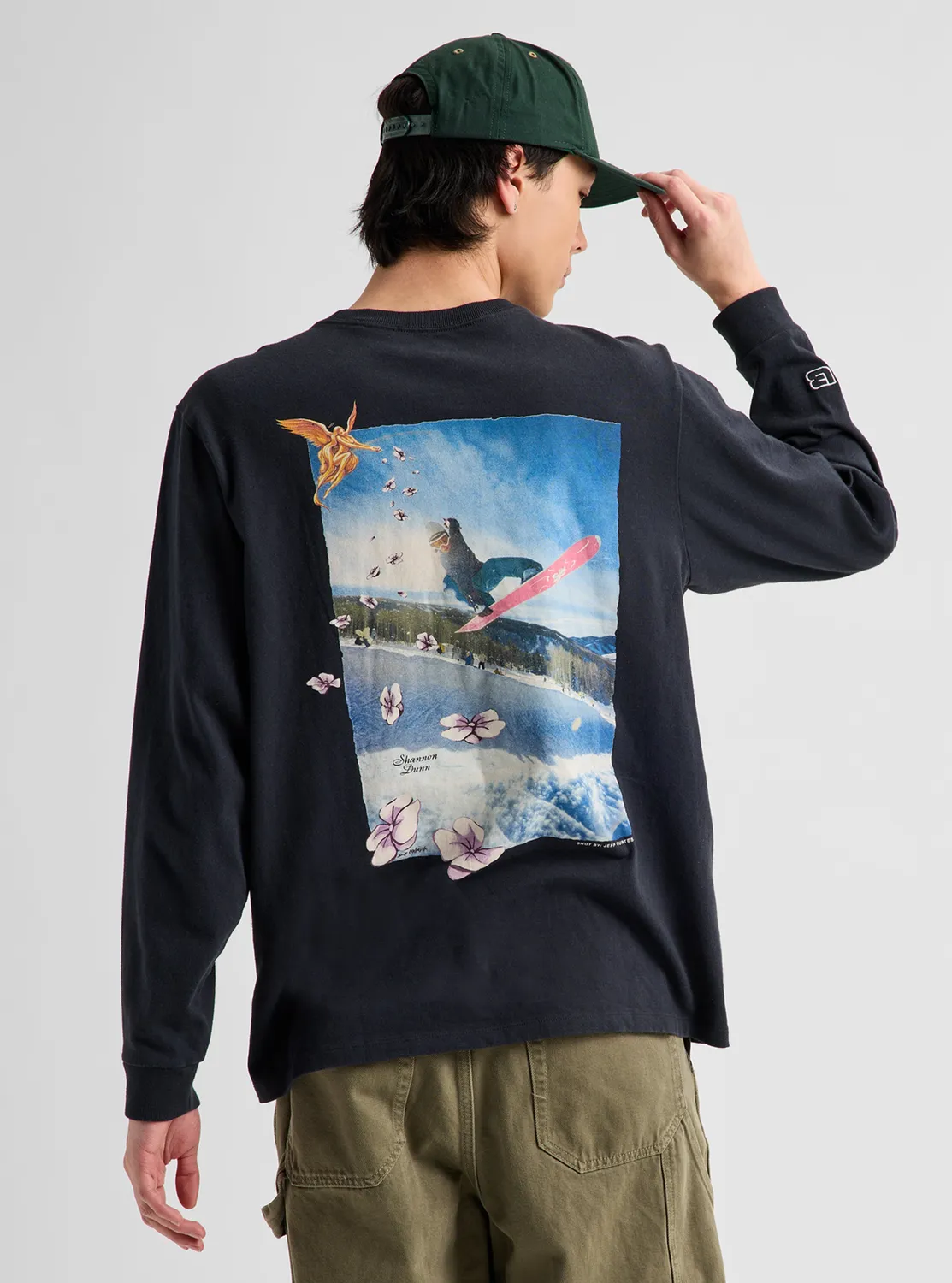 Burton Shannon Dunn Photo långärmad t-shirt svart